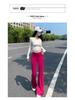 High-Waist Ice Silk Flare Yoga Pants - Slimming & Casual Sportswear