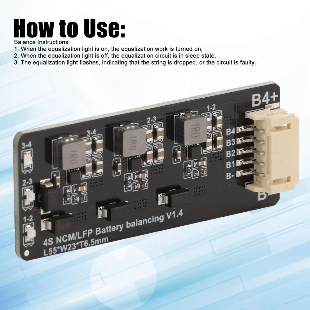 1,2A 4S Batterie Aktiver Equalizer Universeller BMS Balancer Energieübertragungsplatine Für LiFePO4