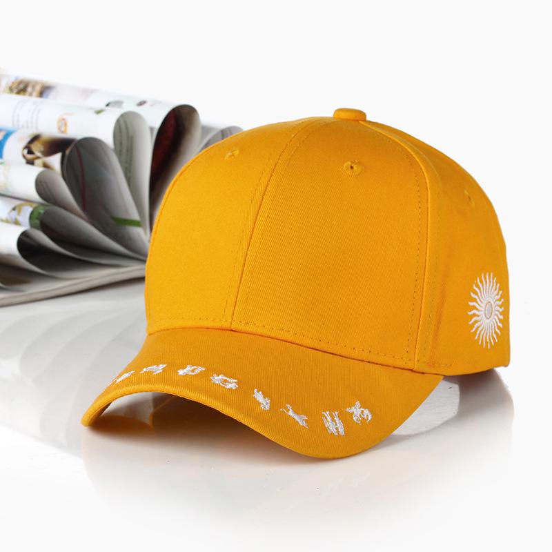 Neue Mode Buchsticken Schwarz Weiß Kappe Baumwolle Snapback Hüte Für Männer Frauen Hip Hop Angepasste Baseballkappen