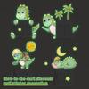 Glow-In-The-Dark Dinosaur, Sun, And Moon Light Switch Stickers For Bedroom And Living Room Decorative Walls.