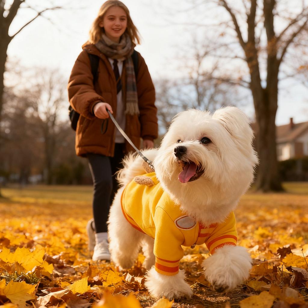 Winter Stripe Pullable Hoodie For Dogs, Casual Cats, Two-Legged Teddy, Pomeranian Pet Clothing