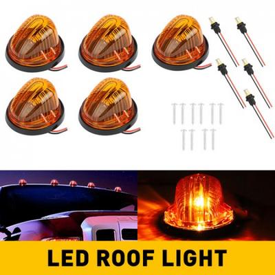 5x Bernsteinlinse LED-Kabinenmarkierungsleuchten Dachleuchten für 73-87 Chevy C10/20/30/50/60/70 GMC