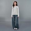 DEESHA Girls' Embroidered Mock Neck Thermal T-Shirt
