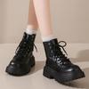 Mode Damen Stiefeletten Herbst Winter Mode Chelsea Boots Damen Reißverschluss Plateauabsatz Sport Goth Schuhe für Damen Zapatos De Mujer