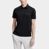 FILA Polo Shirts Men's Jet Black Polo Collar Moderate Straight Fit (Unisex) Polo Shirts F11M327116ABK