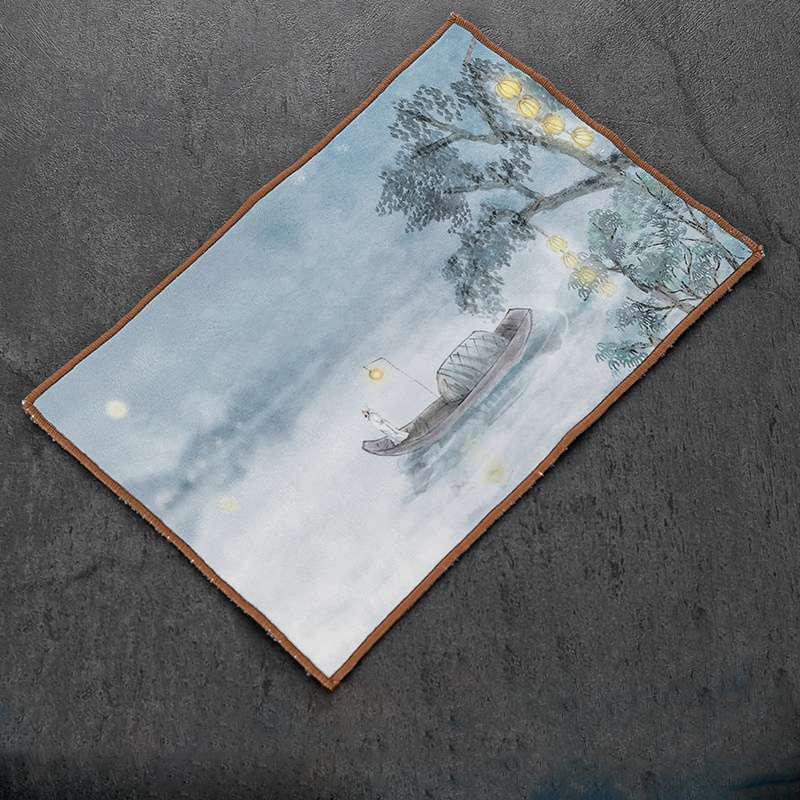 

Кухонное полотенце, серая скатерть, простые ветровые аксессуары, впитывающая пенька, чайная подушечка, чайная церемония