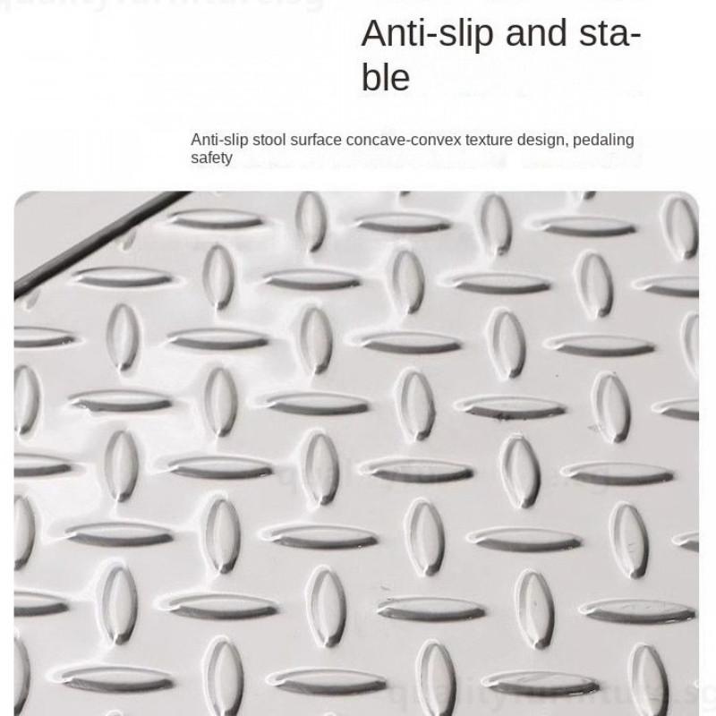 Stainless Steel Non-Slip Household Pedal Stool Tread Step Hospital Industrial Warehouses Metal Thickened Foot Step Stool