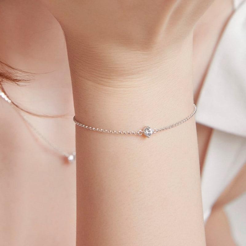 dmoment Gemma 925 Silver Bracelet (3Color)