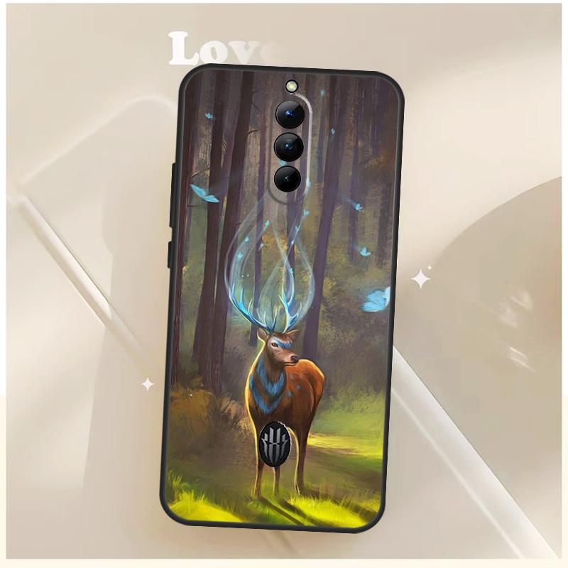 Animal Deer Art Case For ZTE Nubia Red Magic 11 10 10S Pro Plus 8S 9S 8 9 Pro 6S 7S For RedMagic 10 Air Cover