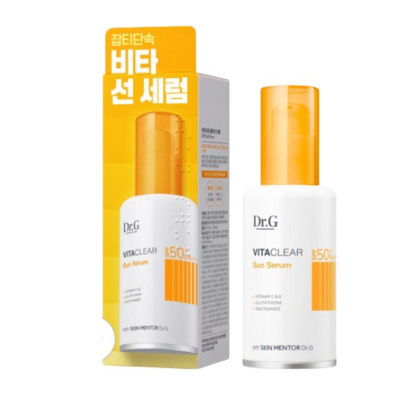 

Dr.G Vita Clear Sun Serum SPF50+ PA++++ Brightening Hydrating UV Protection 50ml x2 1