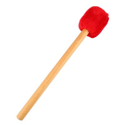 Drumstick Mallet Bass Drum Mallet Wooden Handle Suitable for Bass Symphony and Gongs Anti-slip Drums, Drums, (red)