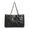 Rhombus chain bag women's new fashion texture niche tote versatile shoulder bag women