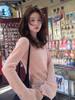 Chic Flare Sleeve Slim Fit Long Sleeve T-shirt - Autumn Solid Color Casual Top for Girls