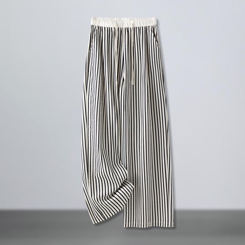 

Женские брюки с высокой посадкой, свободного кроя, широкие, на кулиске 2XL (30, for 126-135 jin)