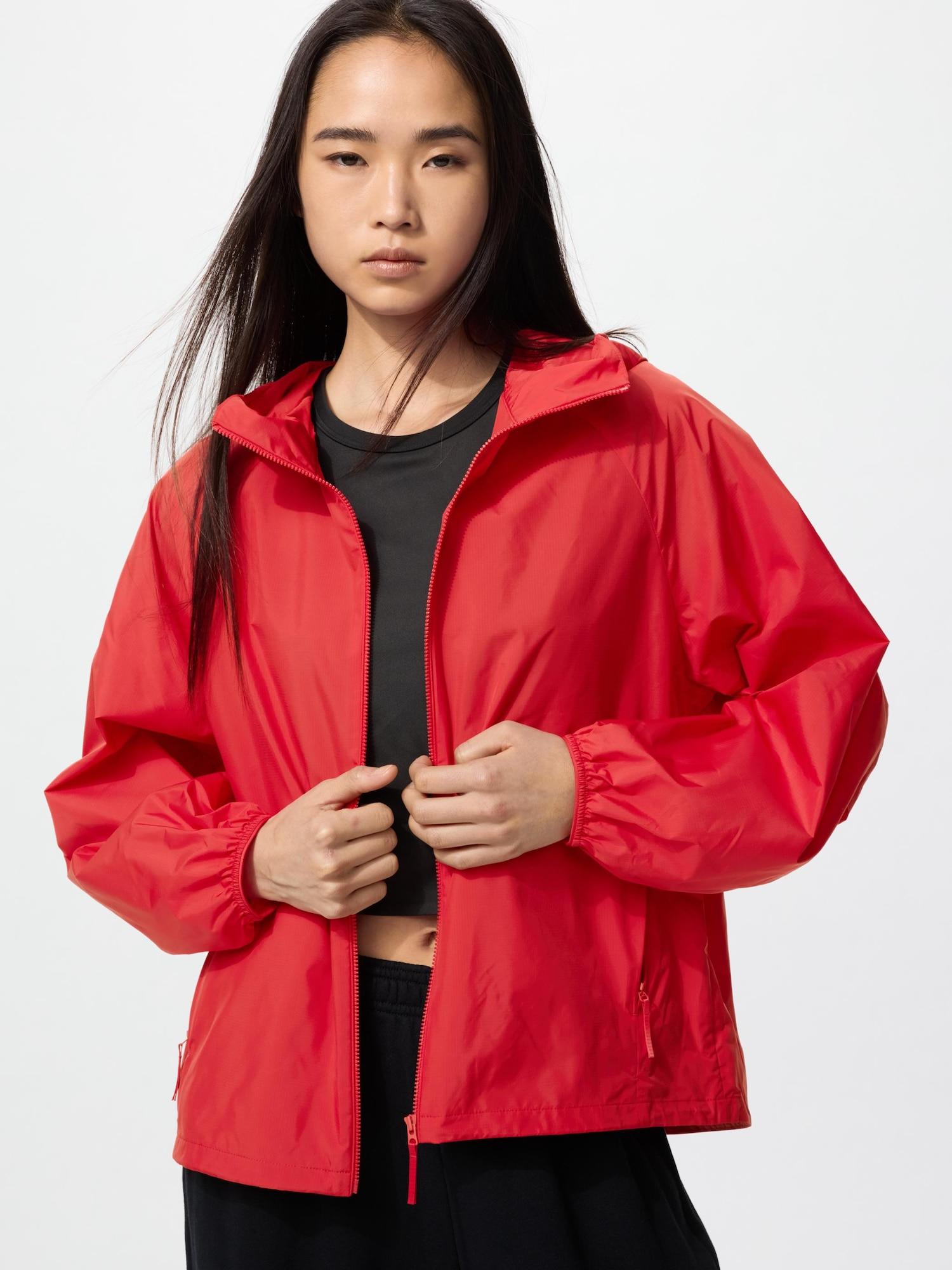 

Парка с защитой от ультрафиолета от кармана Uniqlo 15 RED/WOMEN 3XL