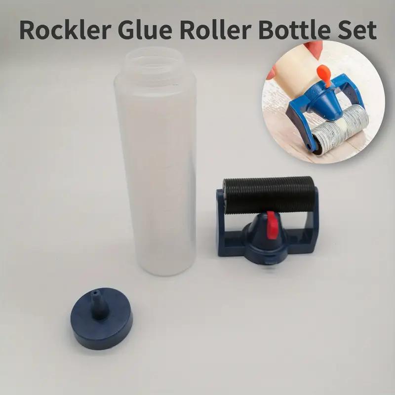 Glue Roller Bottle Set for Woodworking and Crafts, Glue Bottle with Glue Roller, Portable Simple Wood Glue Applicator Set
