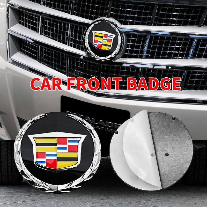 14,2 CM Emblema Centrale Griglia Anteriore Auto Adesivo per Cadillac Escalade 2007 2008 2009 2010 2011 2012 2013 2014 Accessori