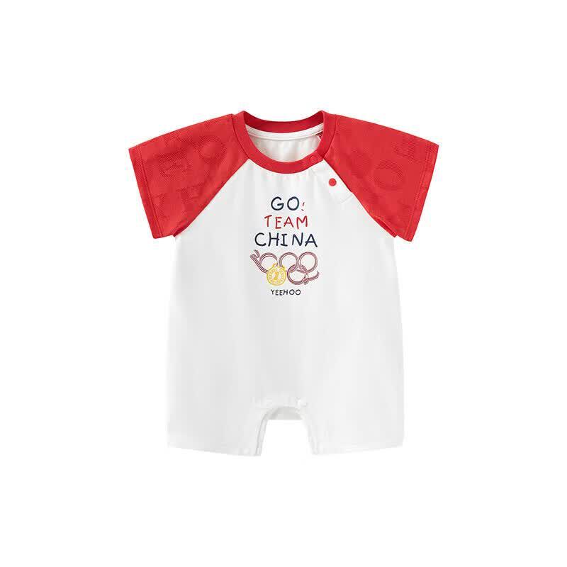 YEEHOO Baby Short Sleeve Cotton Romper 66
