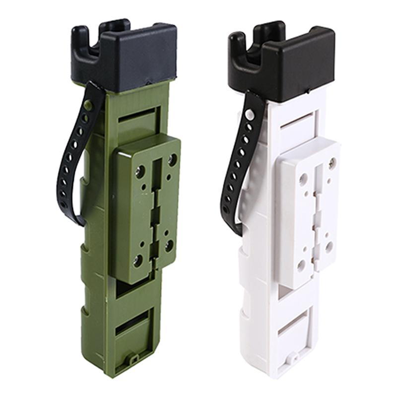 1Pc Fishing Rod Holder Fishing Cooler Box Tackle Box Barrel Holder Detachable Rod Bracket Adjustable Pole Tube Stand Snap Design