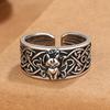 Fashionable Cartoon Nine-tailed Fox Ring for the Same Craftsmanship and Cold Style Simple Hand Jewelry