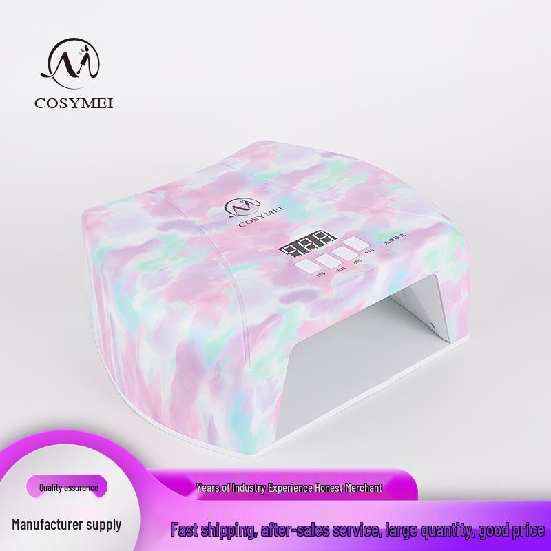 Portable LED Blue Smart Induction Manicure Lamp with Quick-Dry Gel Curing & Four-Speed Timer