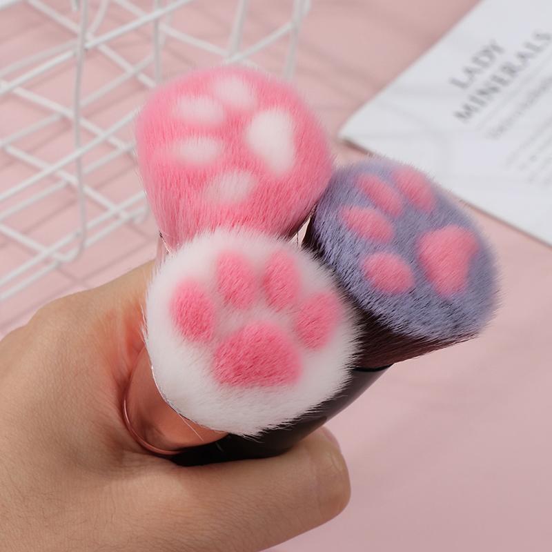 1Pc Cat Claw Girl Makeup Brush Eye Shadow Multi-Purpose Powder Brushes Portable Cosmetics Foundation Brush Make Up Tools