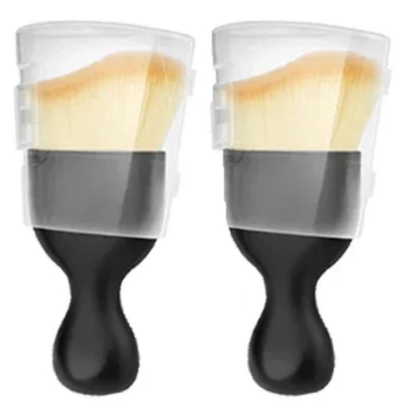 Bilinteriörrengöringsborste Balsam Luftutblås Mjuk Päls Rengöringsborstar med Skal Sprickor Dammborttagning Detaljeringsborste Verktyg