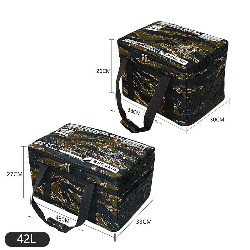 Outdoor Storage Bag Large Capacity Folding Storage Box Picnic Camping Equipment Storage Box Portable Waterproof