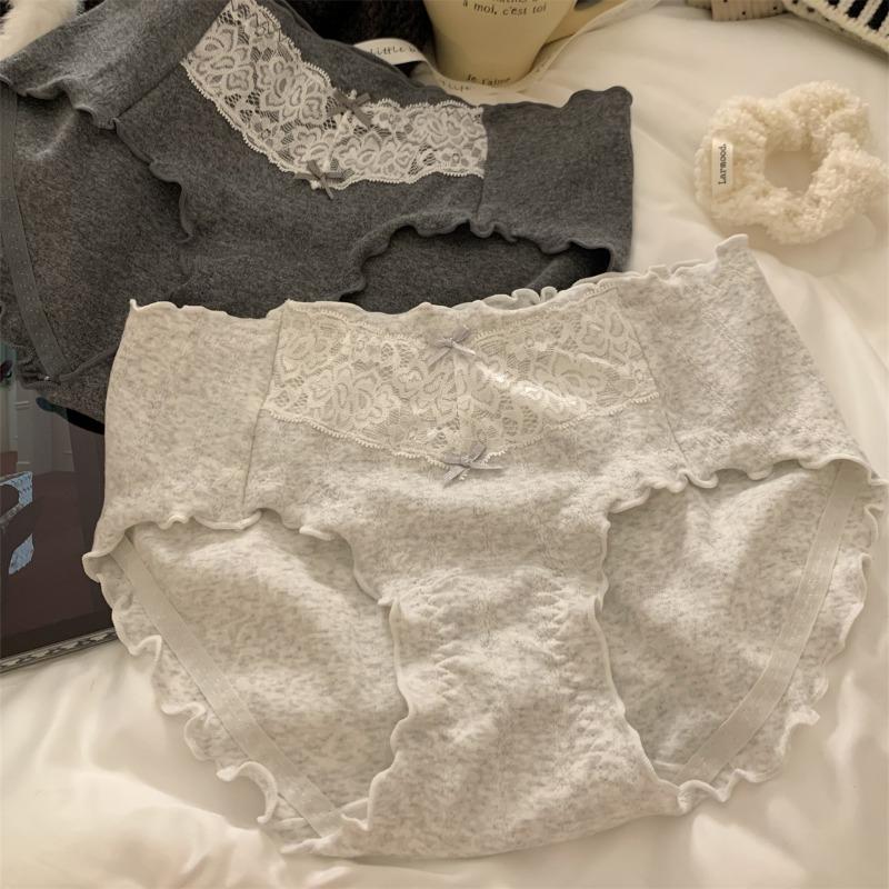 Girls Fashion New Lace Cotton Antibacterial Underwear