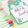 8pcs/set Erasable Whiteboard Markers Vibrant Colors & Black for Kids Drawing Office & School Stationery Gift