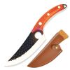 6 Inch Forged Hammer Pattern 5CR15MoV Steel Boning Knife Fixed Blade Meat Butcher Chef Knife Cutter Kitchen Tools