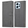 LC.IMEEKE For Xiaomi Redmi Note 12 4G Phone Wallet Case Calf Texture PU Leather Stand Phone Cover