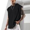 Mens High Quality American Style Loose Hooded Sleeveless Fitness Sports Tank Top