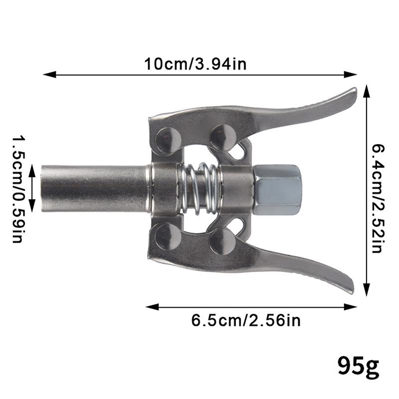 

Муфта для мастильного пістолета 10000PSI Ручна головка мастильного насоса Шприц Мастильна насадка Масляний насос Інструмент для заправки Мастильний інжектор Маслянка