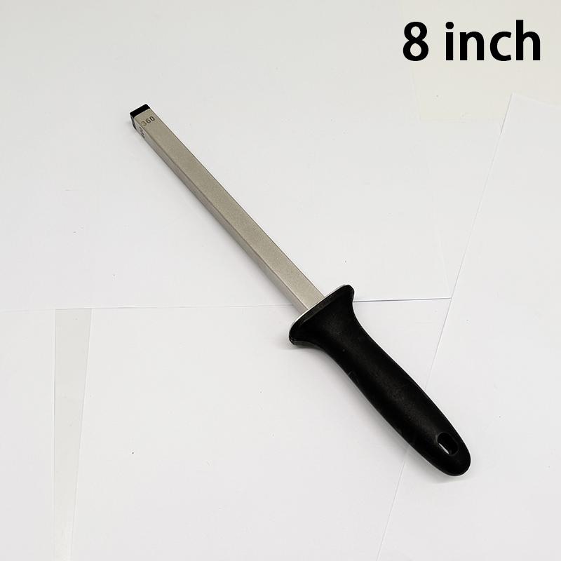 8/10/12-inch 2026 New Quadrilateral Sharpening Rod, 360/600# Diamond Sharpening Stone, Home And Outdoo Portable Sharpener Tools Hot