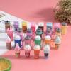3Pcs/Set 1:12 Dollhouse Miniature Drink Bottles Juice Drink Doll Kitchen Toy