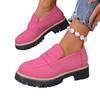 Low-top Single Shoe Women's 2025 Autumn New Muffin Thick-heeled British Loafers