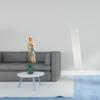 Virgin Mary Lady Luther Figurine Blessed Resin Jesus Sculpture Desk Display Cozy Living Room Paper