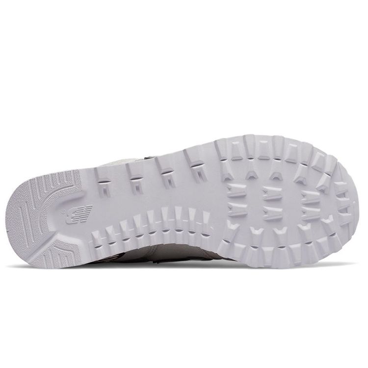 New Balance Nb 574 Retro Suede Mesh Fabric Synthetic Leather Low Top Casual Running Shoes Women Sneaker Light-Gray WL574FSA