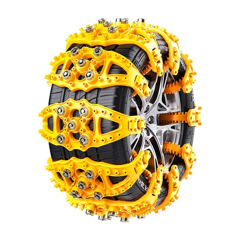 1/5/10PCS Heavy Duty Snow Chains Universal Fit for Car Truck SUV Ice Snow Traction Fishbone Design Durable Anti Slip Chains