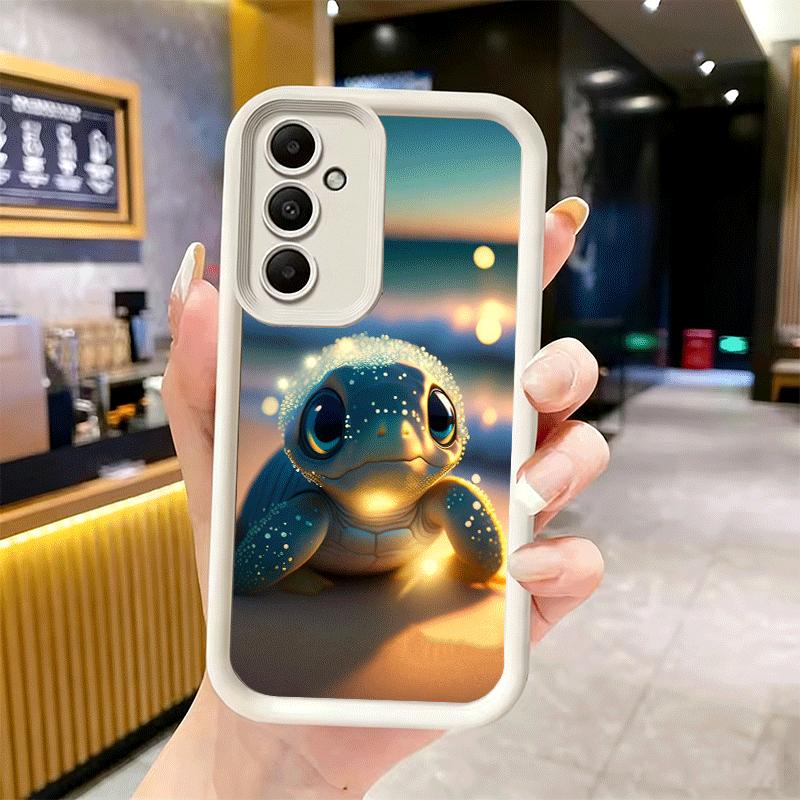 Phone Case for Samsung Galaxy A17 A16 A15 A14 A13 Cartoon Ocean Sea Turtle A56 A36 A26 A55 A35 A25 A54 A34 A24 A53 A33 A23 A07 A