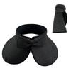 Sun Straw Summer Hat With Bow Decoration And Foldable Design For Outdoor Daily
