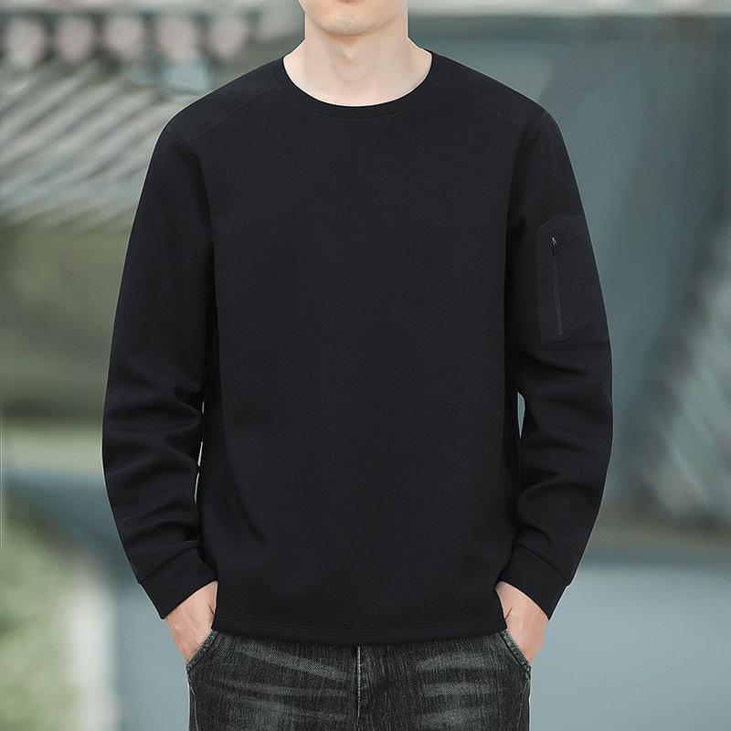 

Мужской свитшот свободного кроя, повседневный, с круглым вырезом, с длинными рукавами, универсальный топ для мужчин 7XL