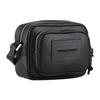 Emporio Armani Classic Logo Zip Floral Leather Camera Bag Men Shoulder Bag Black Y4M364-Y068E-80001