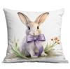 Hot Easter Bunny Purple Series Pillow Case with Pillow Case with A Variety of Pillow Covers Available