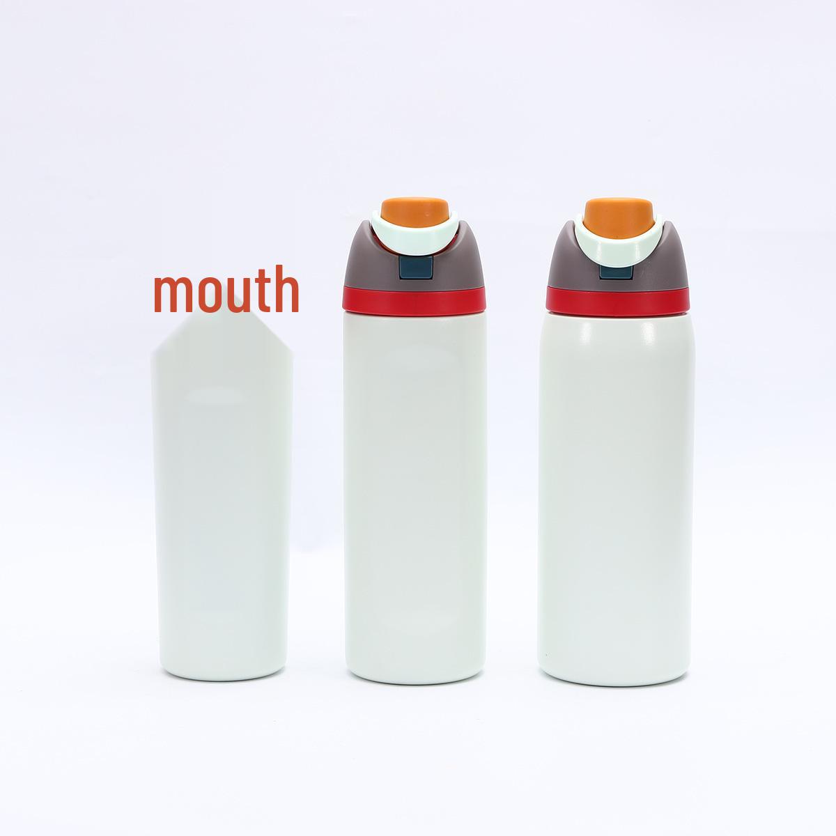 

Double-Lid Stainless Steel Insulated Sports Fruit Cup with Carrying Rope for Men and Women 16 oz