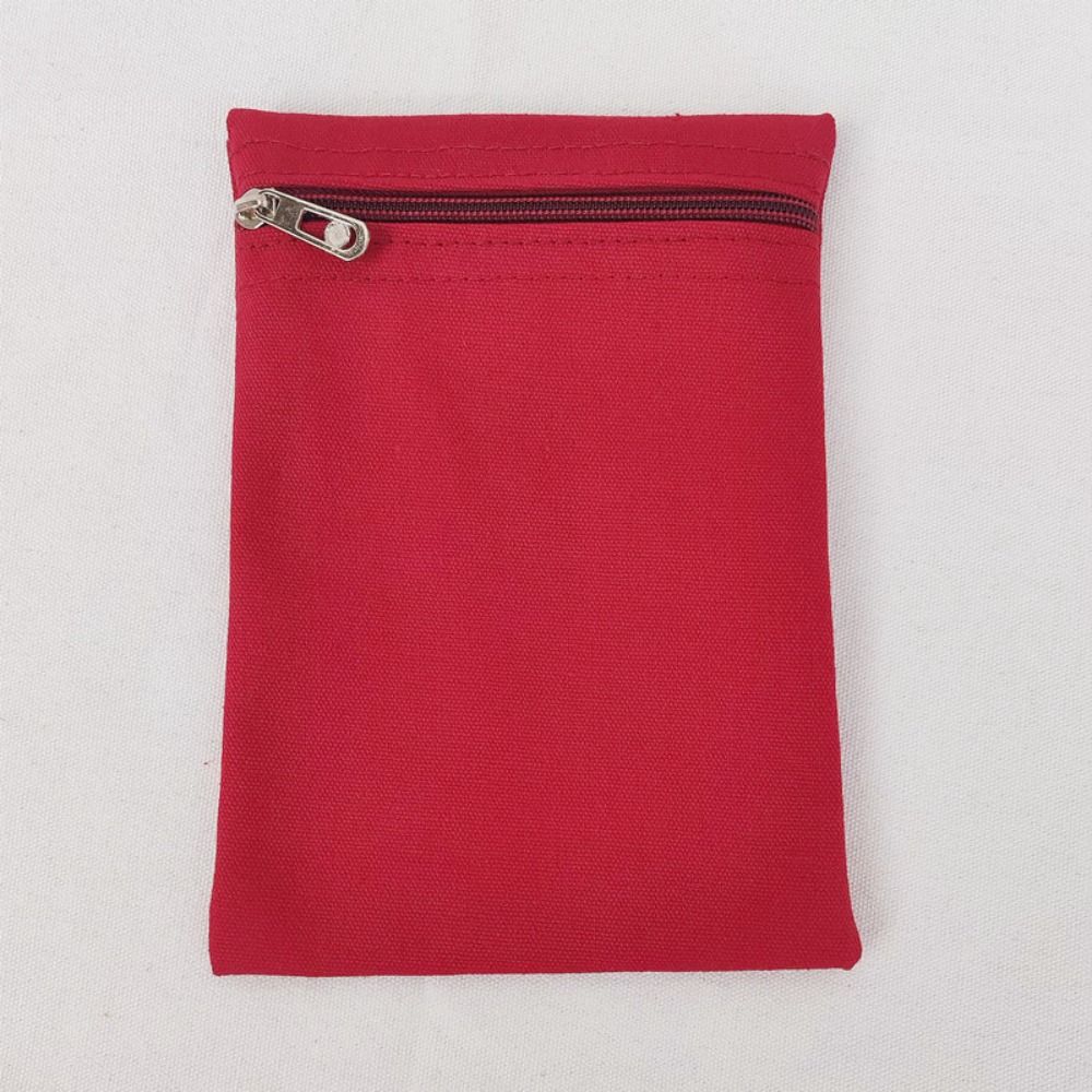 with Zipper Sew-in Side Hidden Pocket Solid Color Travel Wallet Pouch New Inside Pockets