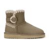 [sheii] Memory of the first snow hand-sewn woven sheepskin fur integrated wool boots women's snow boots winter