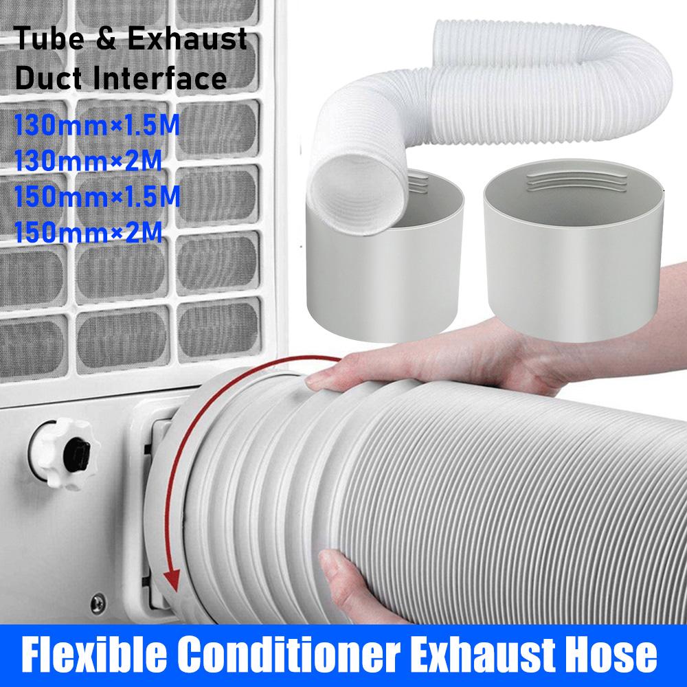 1.5/2M Portable Flexible Conditioner Exhaust Hose Tube 13/15cm Exhaust Pipe Hose Connector Interface for Mobile Air Conditioning Air Filters 7