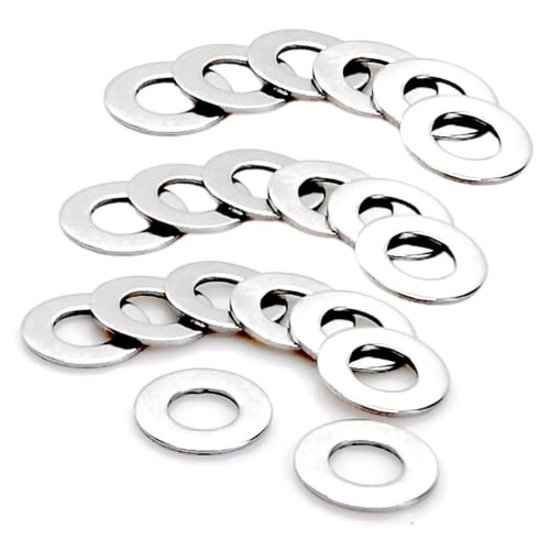 Itisyou Stainless Steel Flat Washers, M14, 28mm Outer Diameter, 14mm Inner Diameter, 2.0mm Thick, Pack of 20, for Industrial Machinery, Flat Ring Gask